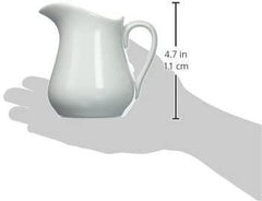 White Porcelain Pitcher - 8 oz