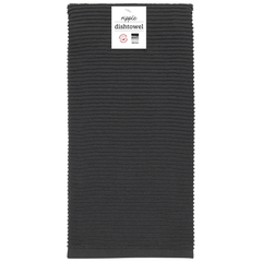 Dish Towel Ripple - Black