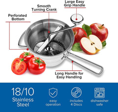 Kuchenprofi Food Mill - Stainless Steel