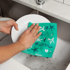 Swedish Dishcloth Coastal Treasures/Sponge Cloth