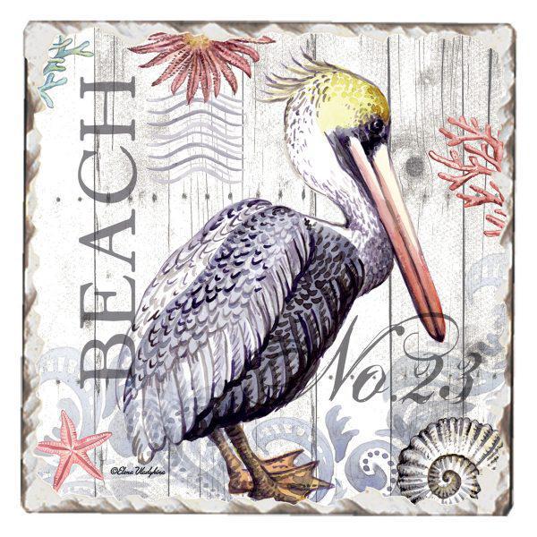 Absorbent Stone Coaster - Harbor Life