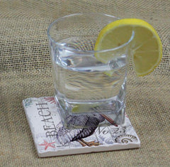 Absorbent Stone Coaster - Harbor Life