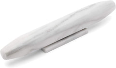 Marble French Rolling Pin - Tapered with Cradle