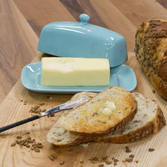 Solid Butter Dish Eggshell