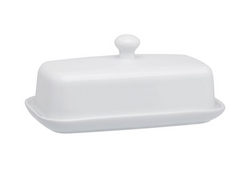 Porcelain Butter Dish White