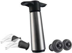 Vacu Vin Wine Saver (Stainless Steel Pump/2 Stoppers/2 Servers)