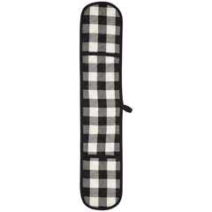 Double Mitts Black Check