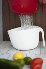 Architec Colander & Bowl Set - 3 Qt (Red/White)