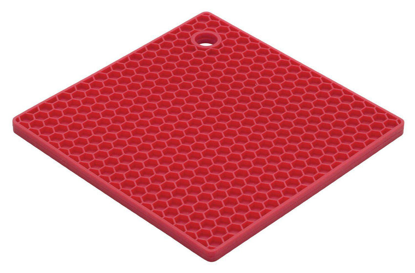Honey Comb Trivet Red
