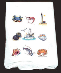 Flour Sack Towel Ocean Delight