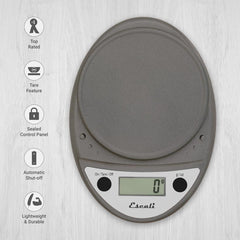 Escali Primo Digital Scale - Metallic