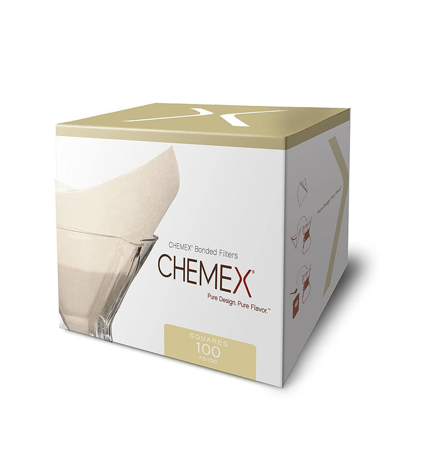 Chemex Bonded Filters  Pre-folded Squares (FS-100)