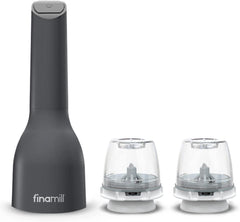FinaMill Battery Spice Mill - Midnight Black