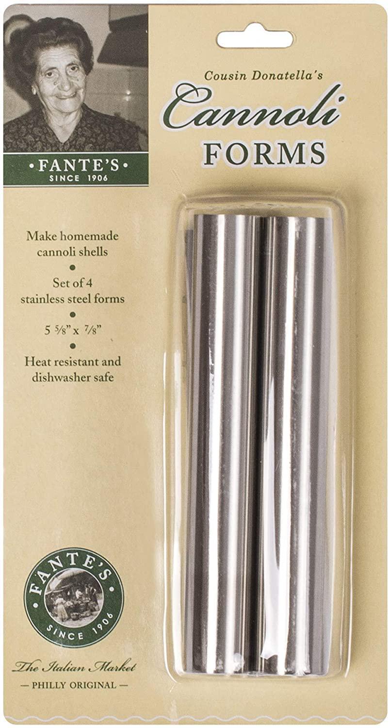 Fante's Cousin Donatella's Cannoli Forms (Set of 4)