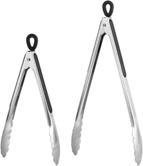 Locking Tongs - Stainless Steel (Set of 2)