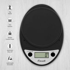 Escali Primo Digital Scale - Black
