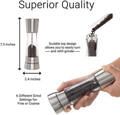 Cole & Mason Pepper Mill Derwent Stainless - 7.5"