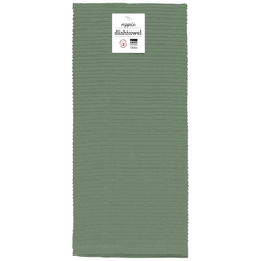 Dish Towel Ripple - Elm Green