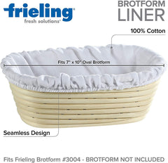 Brotform Cotton Liner - 10" x 7" Oval