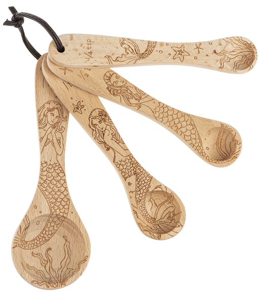 Mermaid Wood Measuring Spoon