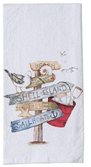 Flour Sack Towel Beach Signs
