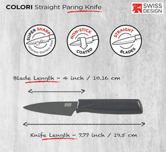 Kuhn Ricon 4" Paring Knife - Smoke
