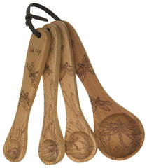 Ganz Dragon Flies Wood Measuring Spoons
