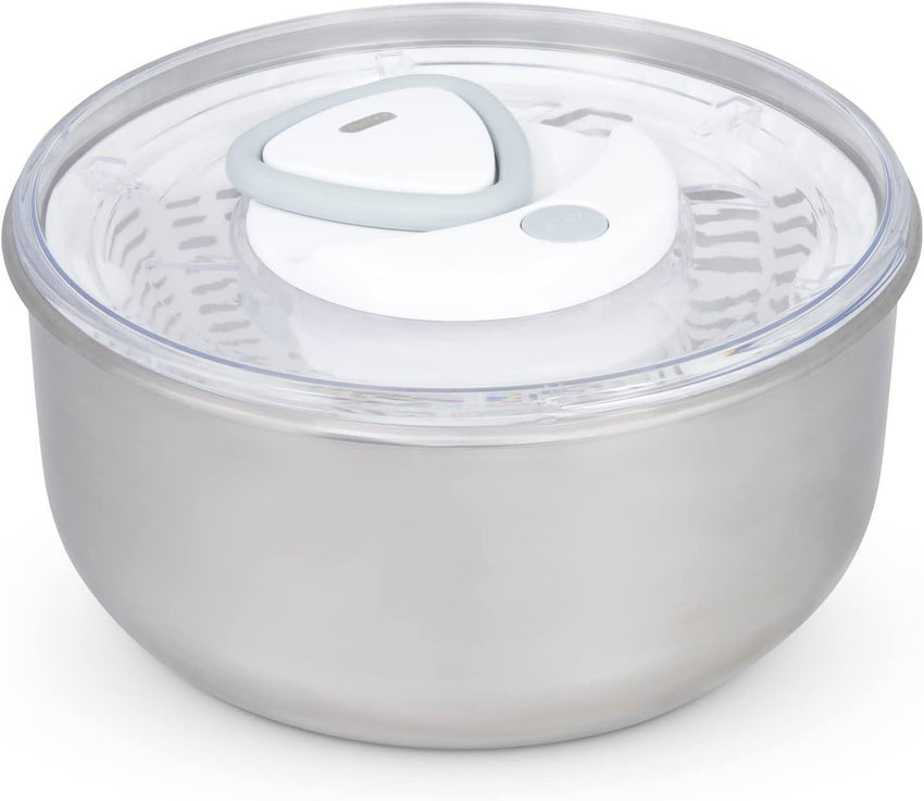 Zyliss Easy Spin Salad Spinner - Stainless Steel