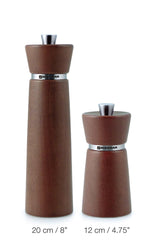 Hamburg Wood Pepper Mill Chestnut Finish 4.75"