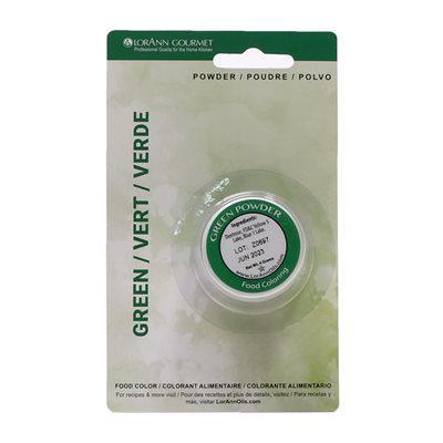 LorAnn Powder Food Coloring - Green (4 grams)