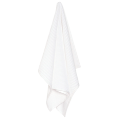 Dish Towel Ripple - White