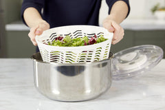 Zyliss Easy Spin Salad Spinner - Stainless Steel
