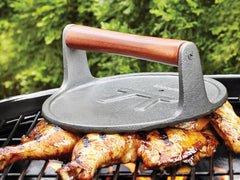 Outset Cast Iron 8" Grill Press (Round)