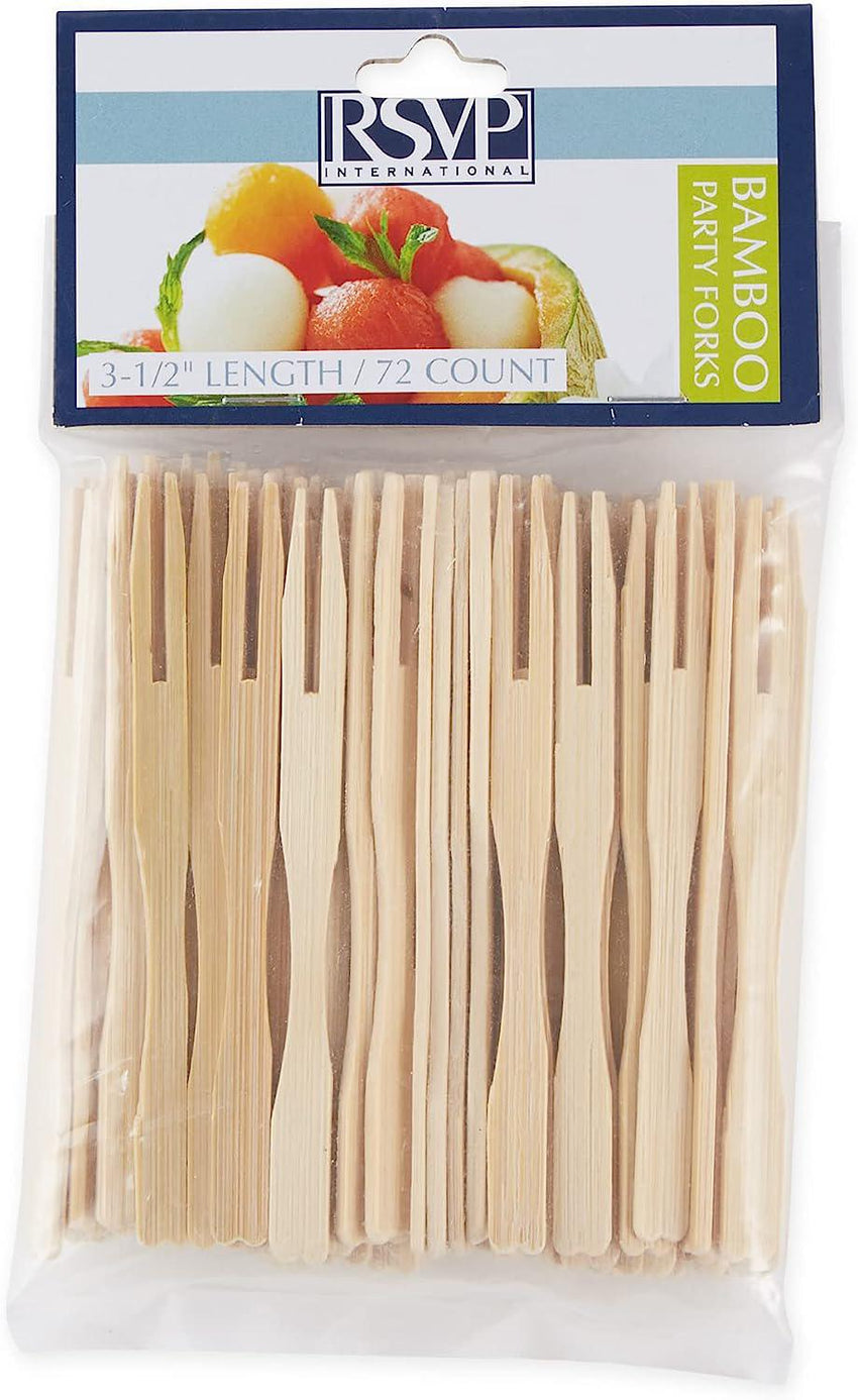 Endurance Bamboo Party Fork 3 1/2"