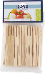 Endurance Bamboo Party Fork 3 1/2"
