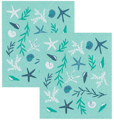 Swedish Dishcloth Coastal Treasures/Sponge Cloth