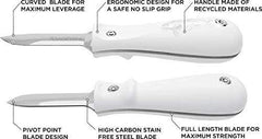 Toadfish Pro Edition Oyster Knife - White