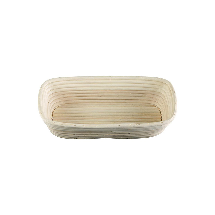 Brotform Proofing/Forming Basket - 12" x 5.5" Rectangular