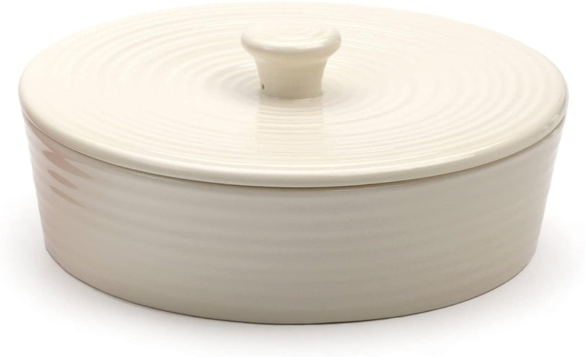 Tortilla Warmer Stoneware - 8" White