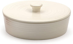 Tortilla Warmer Stoneware - 8" White
