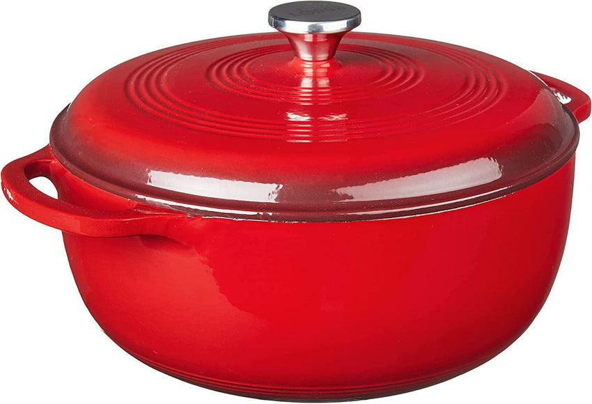 Lodge Red Dutch Oven - 7.5 Quart