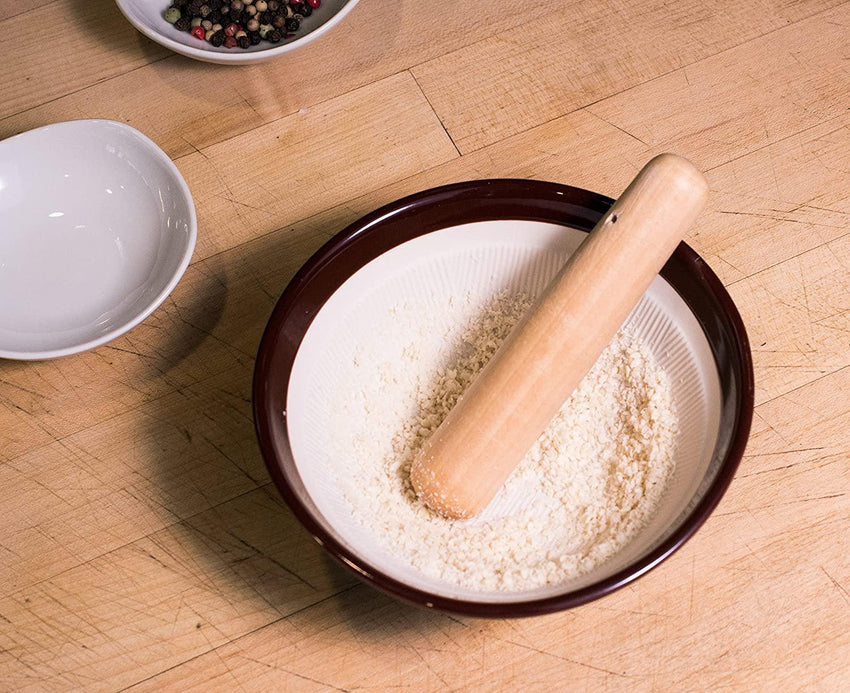 Helen's Asian Kitchen Suribachi w/Pestle (Japanese Mortar & Pestle)