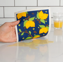 Swedish Dishcloth Provencal Lemons / Sponge Cloth
