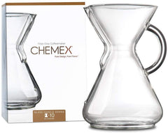 Chemex 10-Cup Glass Handle Coffeemaker (Pour Over)