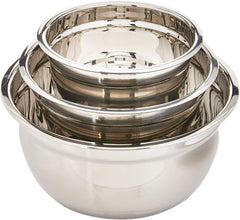 Kuchenprofi Mixing Bowl Set - Non-Slip (Stainless Steel)