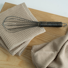 Dish Cloth Ripple Sand Stone Set/2