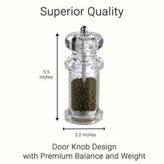 Cole & Mason Pepper Mill 505 Acrylic- 5.5"