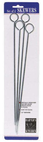 Skewers Chrome 12" (Set of 4)
