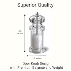 Cole & Mason Salt Mill 505 Acrylic - 5.5"