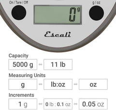 Escali Primo Digital Scale - Metallic